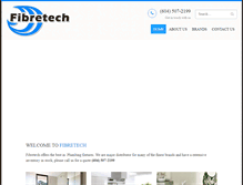 Tablet Screenshot of fibretechbc.ca